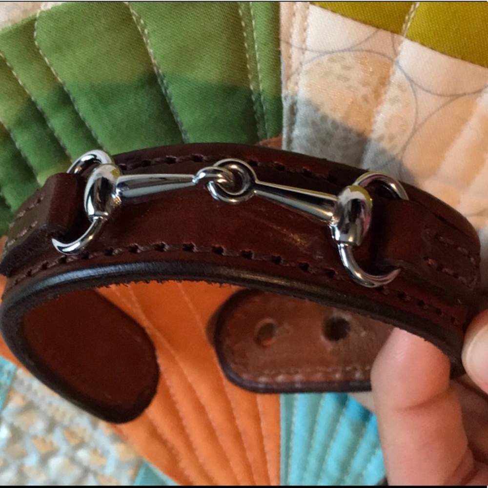 Equestrian Leather Cuff Bracelet